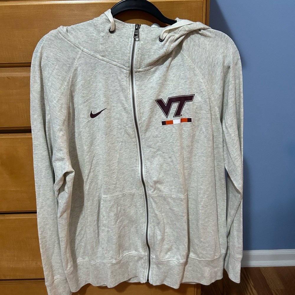 Nike Virginia Tech lightweight zip hoodie